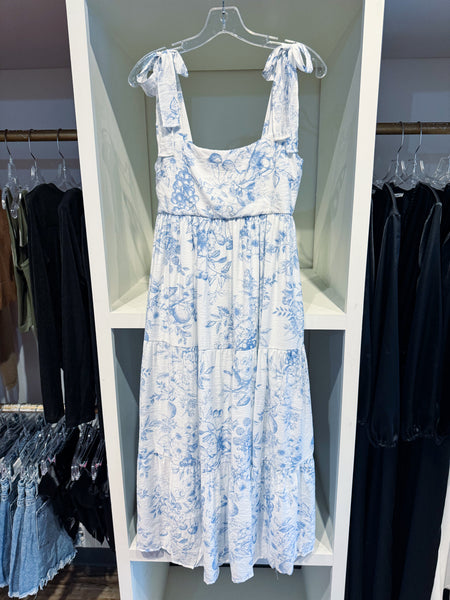 RESTOCK | Nantucket Lady Toile Midi Dress