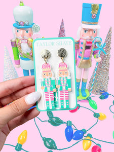 Candyland Nutcracker Earrings