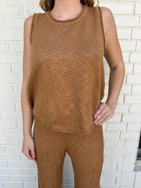Ashley 2PC Sweater Set, Camel