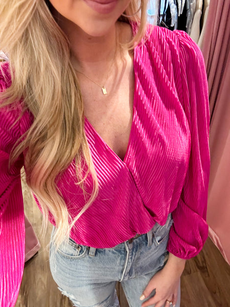 Too Cute For You Bodysuit, Magenta