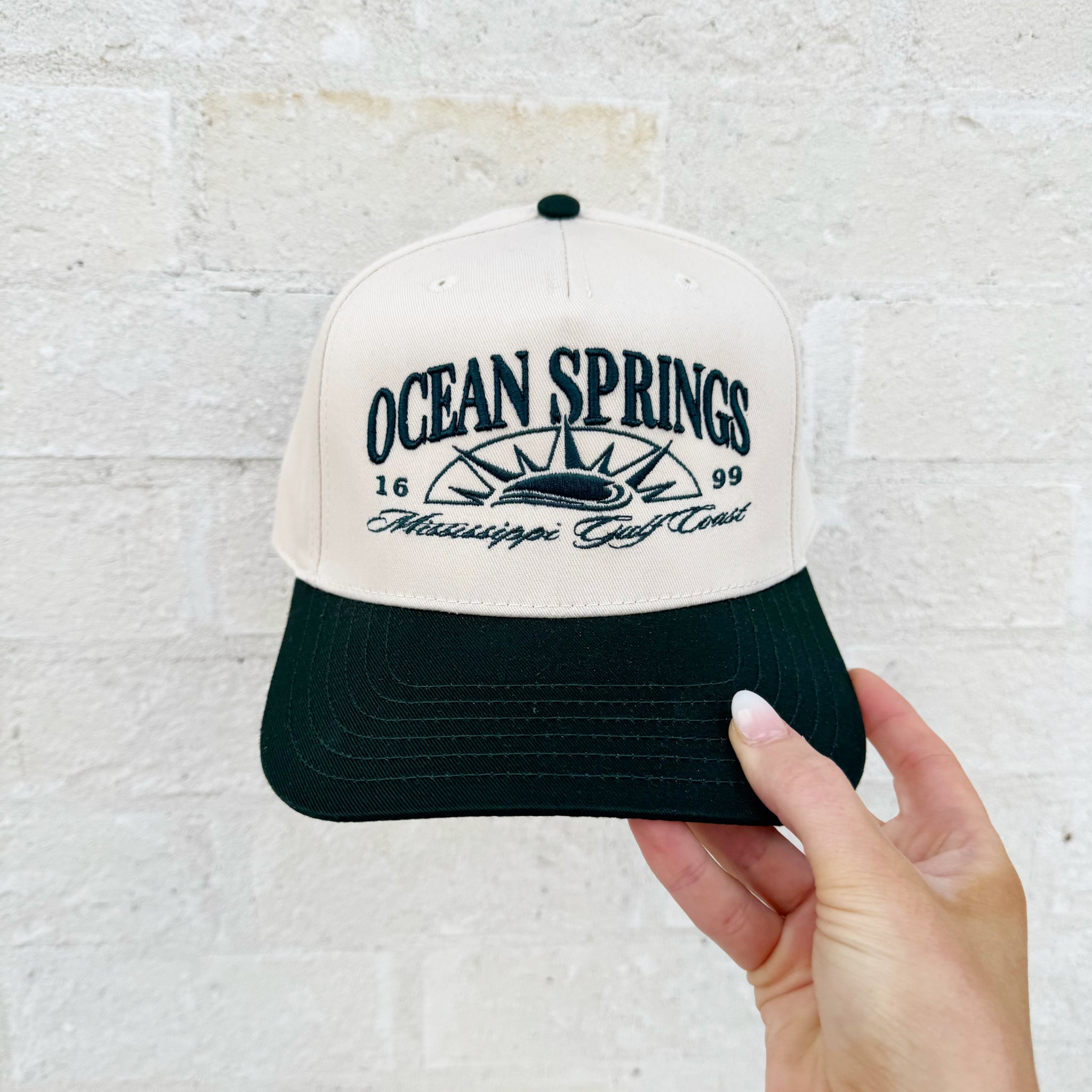 RESTOCK: Ocean Springs Vintage Hat, Green