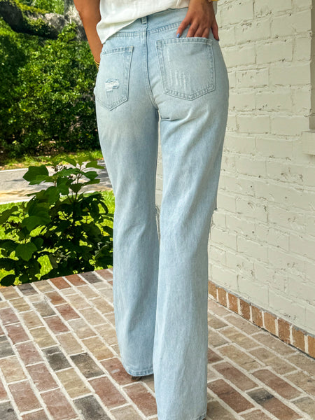 90s Girl Vintage Flare Denim