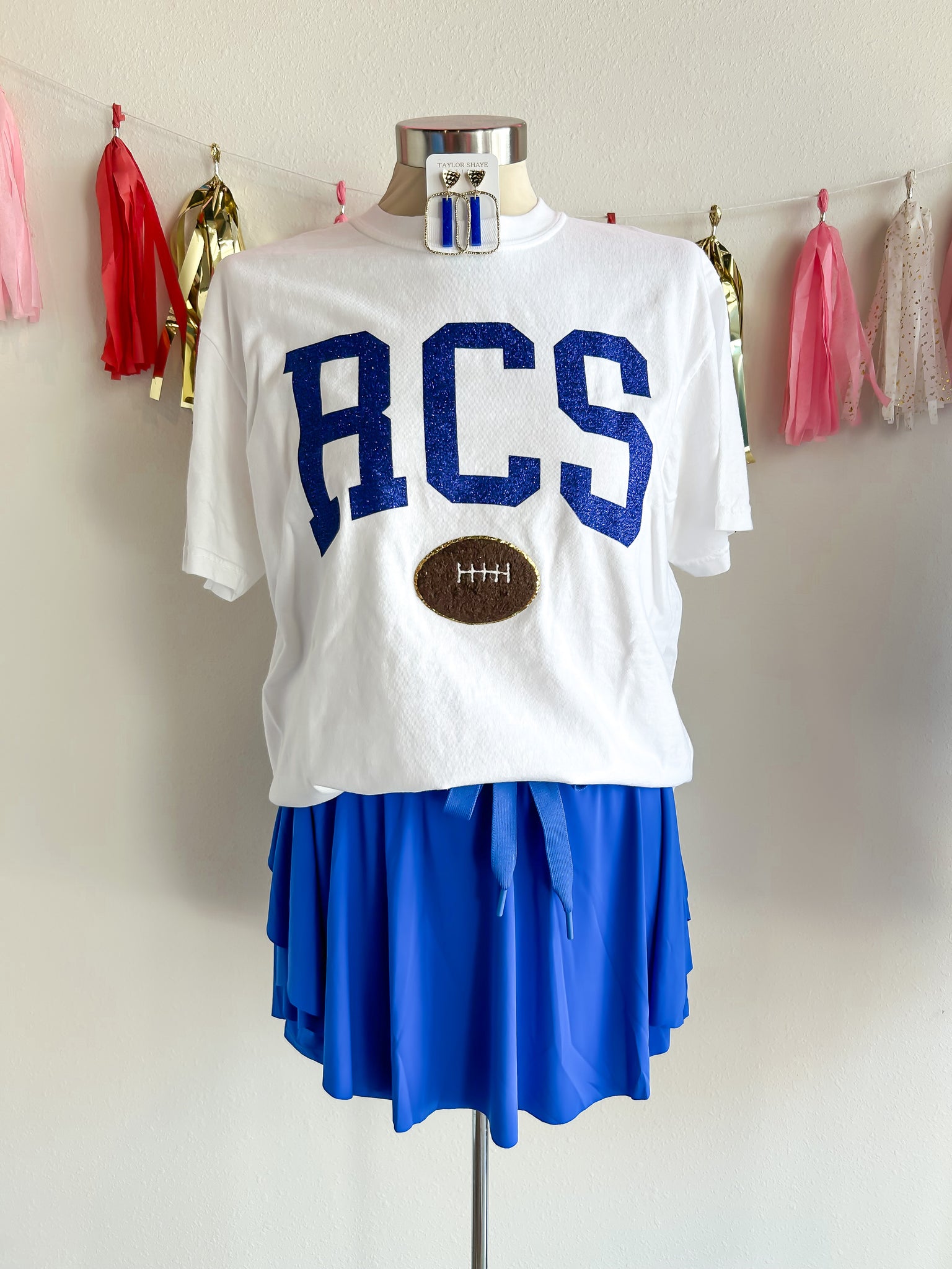 RCS Football Tee, White