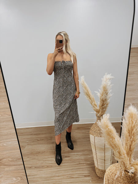 On the Prowl Leopard Maxi Dress