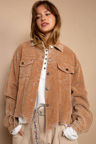 What's the Gossip Corduroy Jacket, Brown