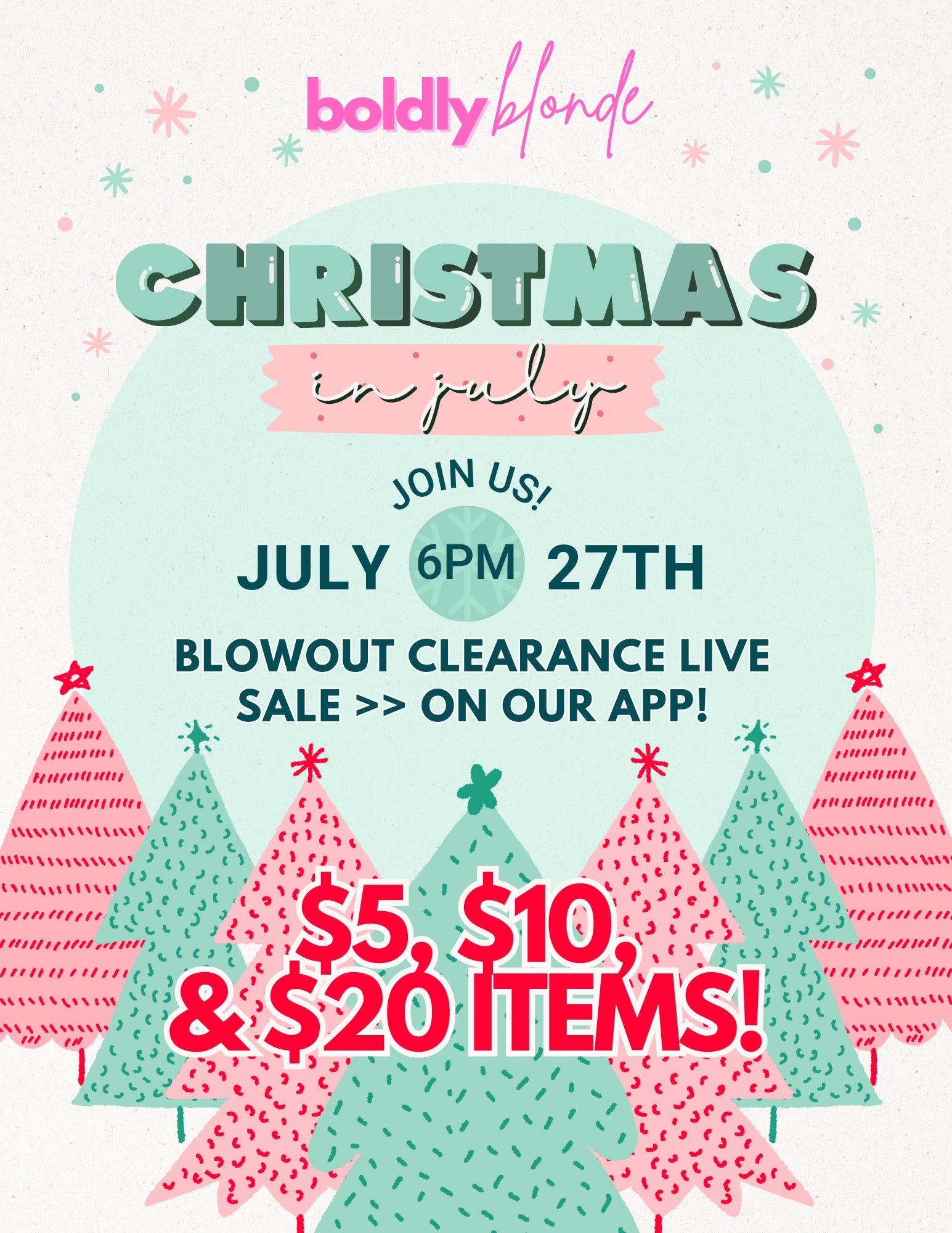CHRISTMAS IN JULY 🎄🎅🏼 LIVE SALE
